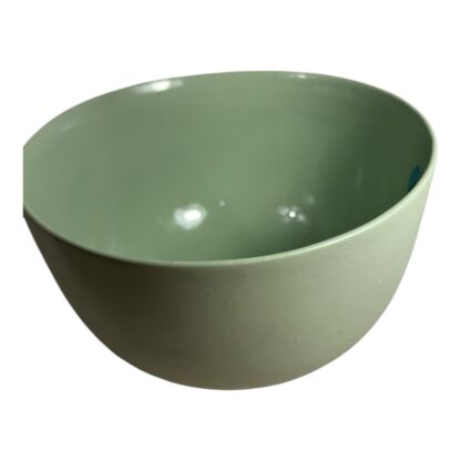 Vintage Teal Ceramic Serving Bowl Owned by Martha Stewart at Turkey Hill Kitchen - Image 8