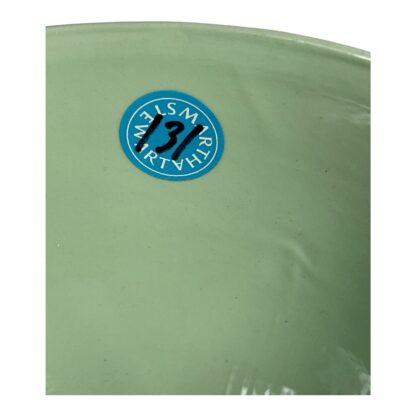 Vintage Teal Ceramic Serving Bowl Owned by Martha Stewart at Turkey Hill Kitchen - Image 10