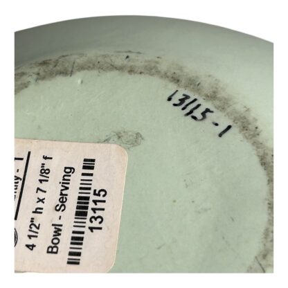 Vintage Teal Ceramic Serving Bowl Owned by Martha Stewart at Turkey Hill Kitchen - Image 12