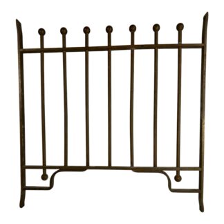 Antique Brass Bank Teller Cashier Cage Window