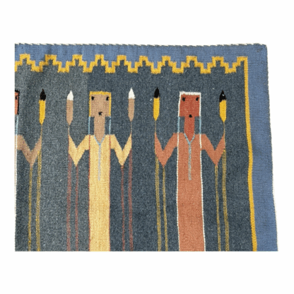 Vintage Navajo Pictoral Yei Yeibichai Rug - Image 7