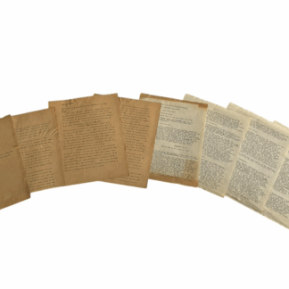 Antique Political Campaign Documents William Taft - Roosevelt Endorsement