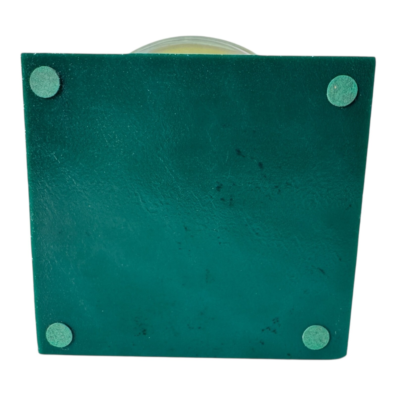 Vintage Postmodern Iridescent Art Glass Pedestal Bowl with Sculptural Bust Base - Image 9