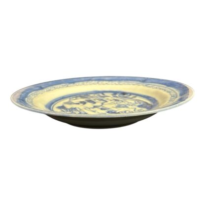 Antique Chinese Export Blue Canton Bowl - Image 13