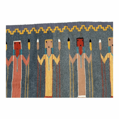 Vintage Navajo Pictoral Yei Yeibichai Rug - Image 14