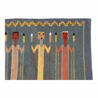 Vintage Navajo Pictoral Yei Yeibichai Rug - Image 16