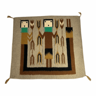Vintage Navajo Pictoral Yei Yeibichai Rug
