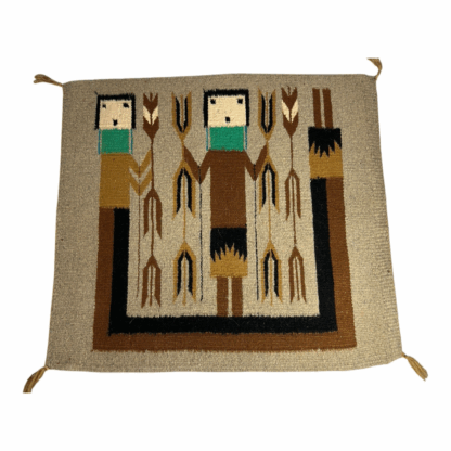 Vintage Navajo Pictoral Yei Yeibichai Rug