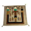Vintage Navajo Pictoral Yei Yeibichai Rug - Image 2