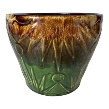 Vintage RRP Roseville Ohio Sunburst Sun & Moon Pottery Jardiniere Planter