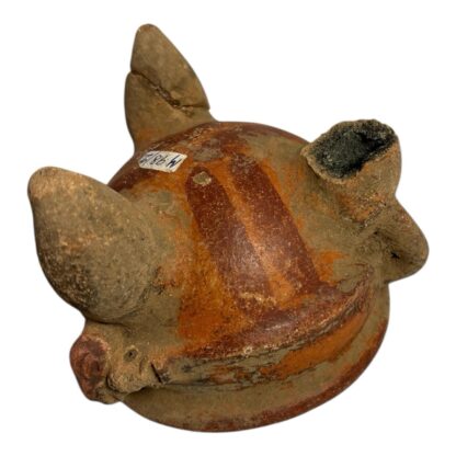 Antique Pre-Columbian Primitive Handmade Terracotta Footed Bowl - Image 17