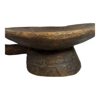 Antique Hand Made Wood Carved African Senufo Art Stool - Image 4