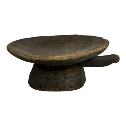 Antique Hand Made Wood Carved African Senufo Art Stool - Image 6