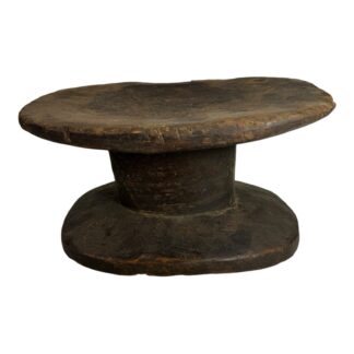 Antique Hand Made Wood Carved African Senufo Art Stool
