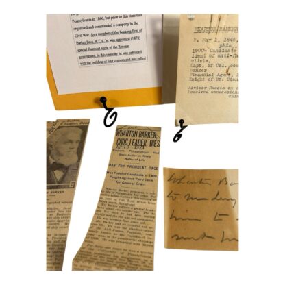 Antique Political Signature & Documents of Wharton Barker Presidential Candidate - Image 7