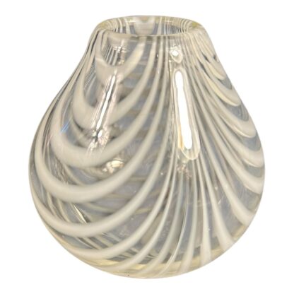 Vintage Maija Carlson Oy Kumela Tear Drop Shape Art Glass Vase - Image 2