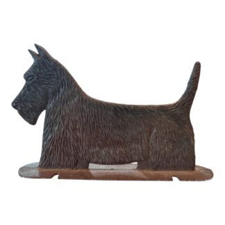 Vintage Cast Iron Scottish Terrier Dog Doorstop