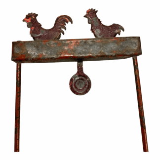 Antique Carnival Chicken Shooting Gallery Target Practice