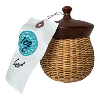 Vintage Handwoven Basket - Martha Stewart’s Turkey Hill Kitchen (Signed, Sowers)