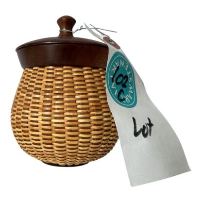 Vintage Handwoven Basket - Martha Stewart’s Turkey Hill Kitchen (Signed, Sowers) - Image 5
