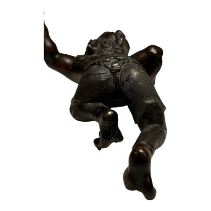 Antique Japanese Bronze Creature Qilin Shishi Lion Protector - Japanese Buddhism - Image 10