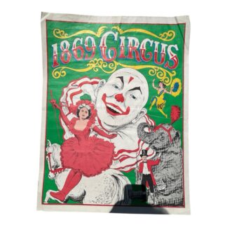 Vintage 1869 Circus Poster from San Diego Celebration in 1969