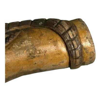 Antique Hand Carved Crocodile Alligator Top Cane - Image 6