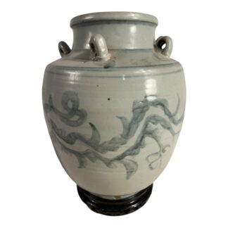 Antique Korean Pottery Dragon Wine or Water Ewer Pitcher