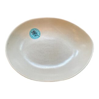 Vintage Studio Pottery Cream Glazed Serving Plate - Martha Stewart Turkey Hill