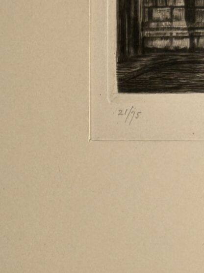 Antique Architectural Etching Entitled Palais De Justice Brussels Graham Cliverd - Image 8