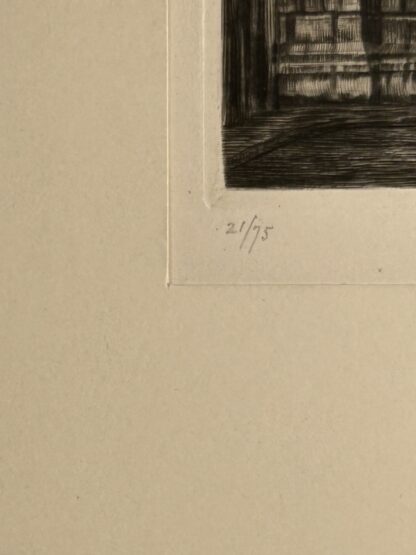 Antique Architectural Etching Entitled Palais De Justice Brussels Graham Cliverd - Image 9