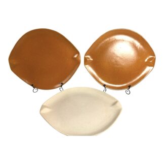 Vintage Roseville Pottery Raymor Dinner Plates by Ben Siebel - Set of 3
