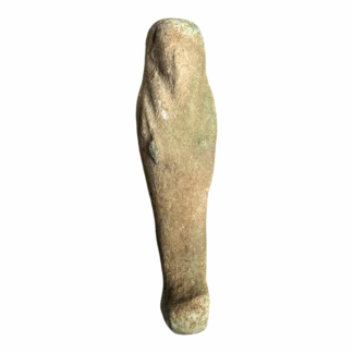 Ancient Collectible Egyptian Ushabti Figurine – Hand Carved Faience Glazed Stone