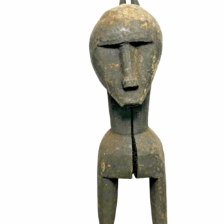 Antique African Baule Hand-Carved Wooden Heddle Pulley - Tribal Art