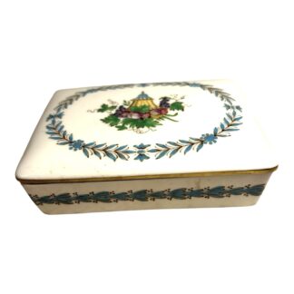 Antique Wedgwood Appledore Covered Trinket Jewelry Box