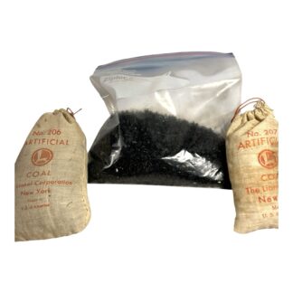 Vintage Set of 2 Bags of Lionel Artificial Coals Plus Extra