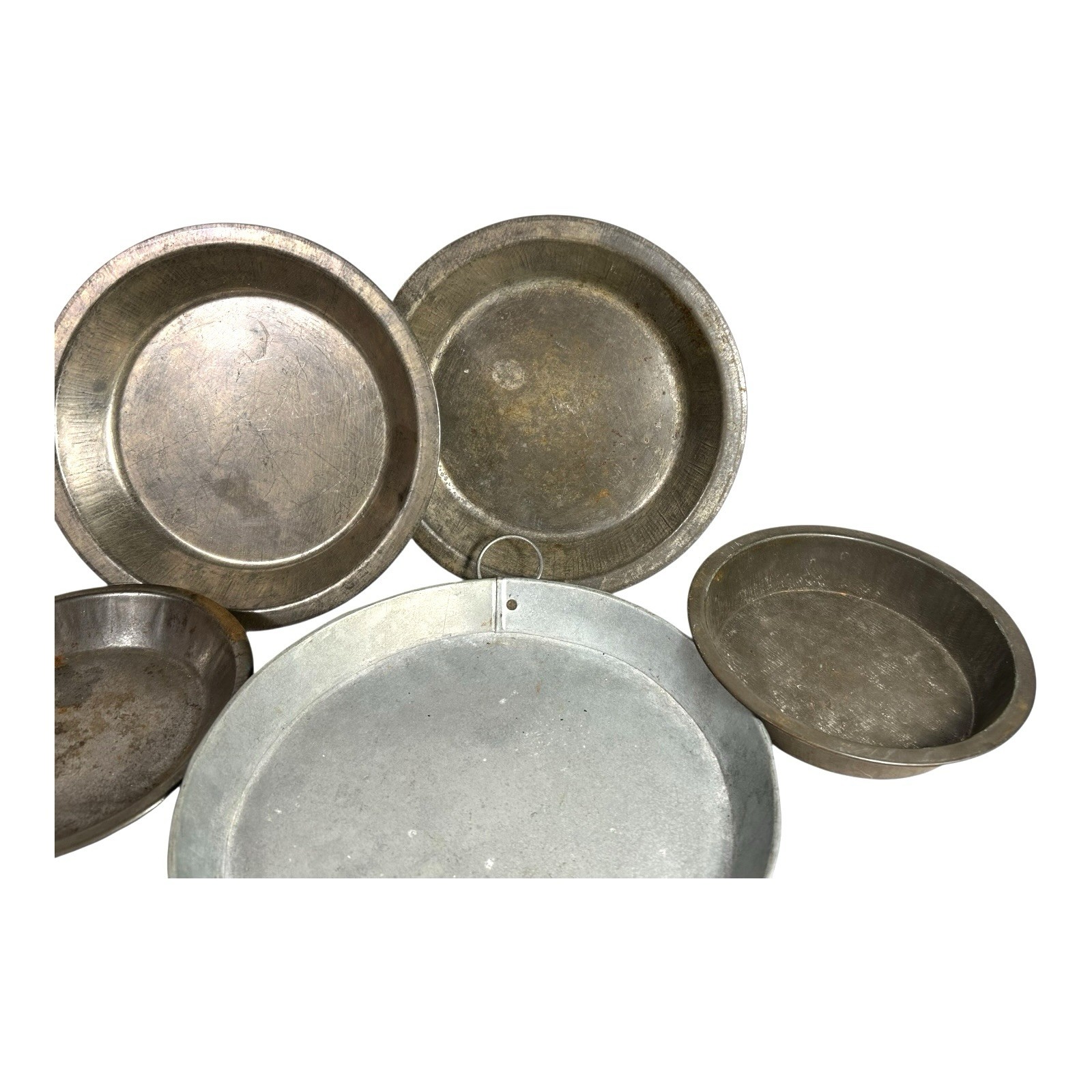 Vintage Set of 5 Pie Tins Owned by Martha Stewart at Turkey Hill Kitchen - Image 7