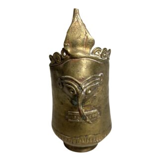 Antique Nepal Nepalese Gilt Brone Ganesha Ritual Cup