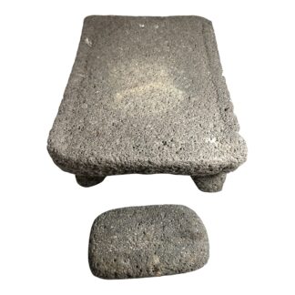 Antique Mesoamerican Metate and Mano (Heavy)