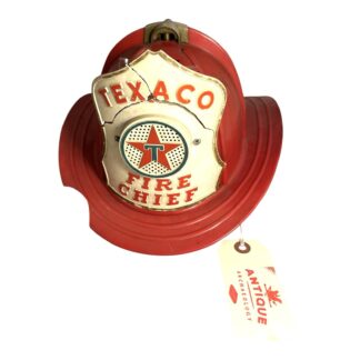 Vintage Texaco Fire Chief Helmet Owned by Mike Wolfe of American Pickers