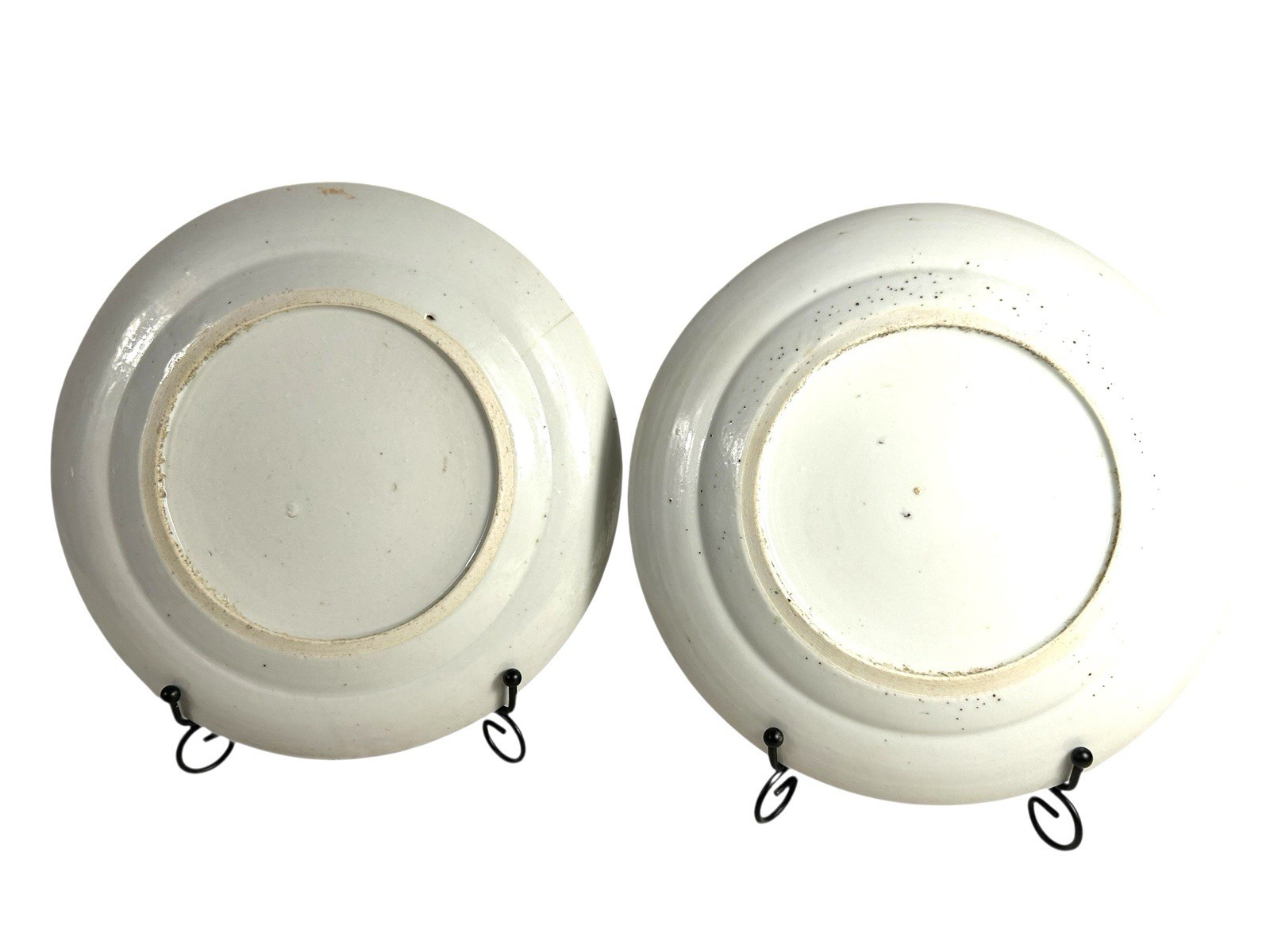 Antique Set of Two Chinese Export Famille Rose Peony Plates - Image 12