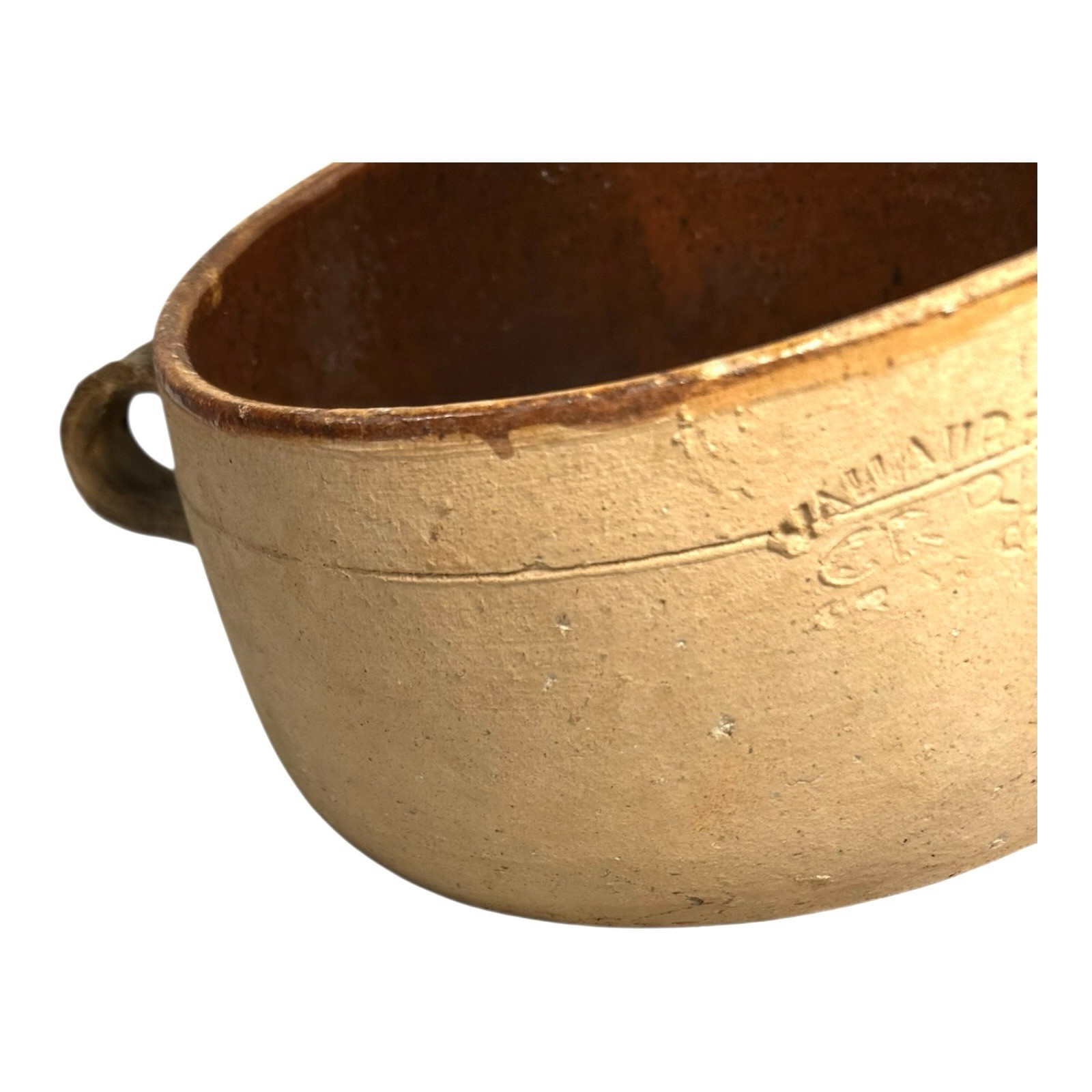 Vintage Vallauris France Stoneware Dish Owned by Martha Stewart at Turkey Hill - Image 4