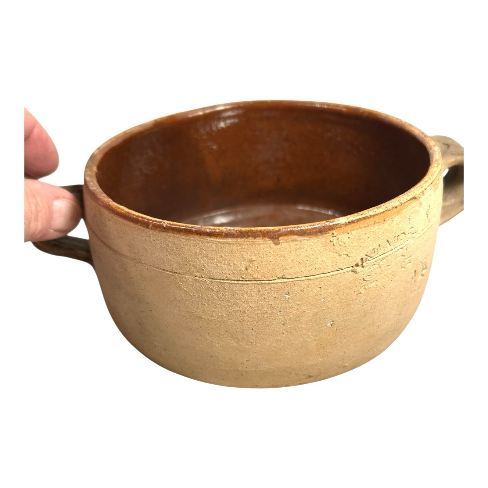 Vintage Vallauris France Stoneware Dish Owned by Martha Stewart at Turkey Hill - Image 11