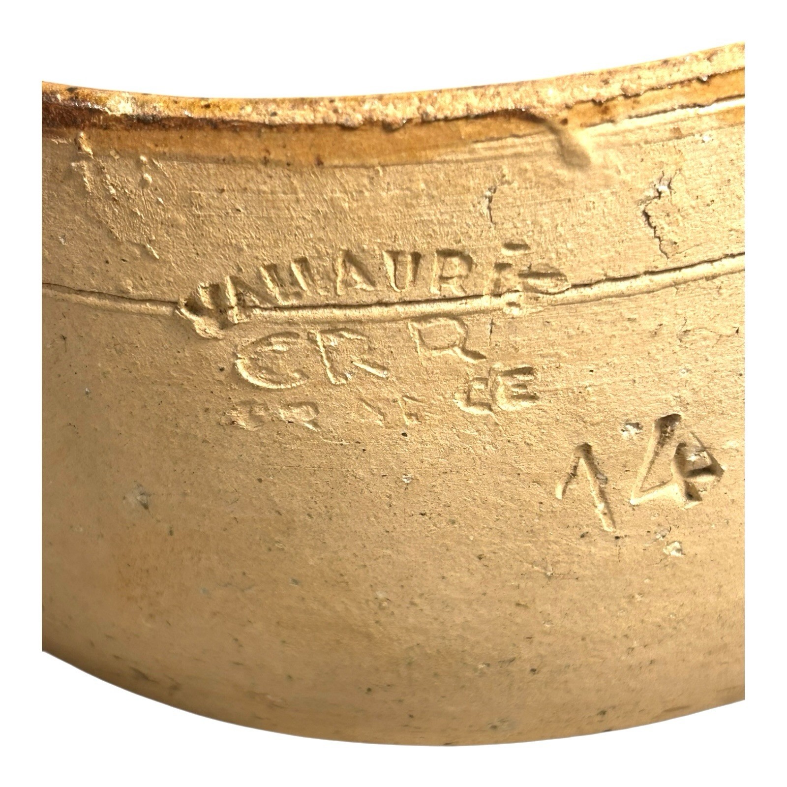 Vintage Vallauris France Stoneware Dish Owned by Martha Stewart at Turkey Hill - Image 13