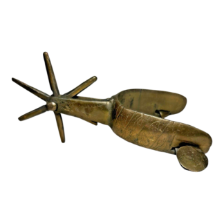 Vintage Brass Horse Spur - Western Equestrian Tack Decor