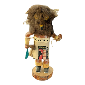 Vintage Native American Hopi Kachina Doll - Buffalo Mask