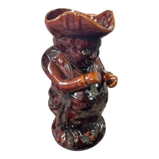 Antique Staffordshire Bennington Rockingham Toby Snuff Taker Jug Pitcher