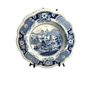 Antique Staffordshire Transferware - India Temple Bowl by Ridgeway